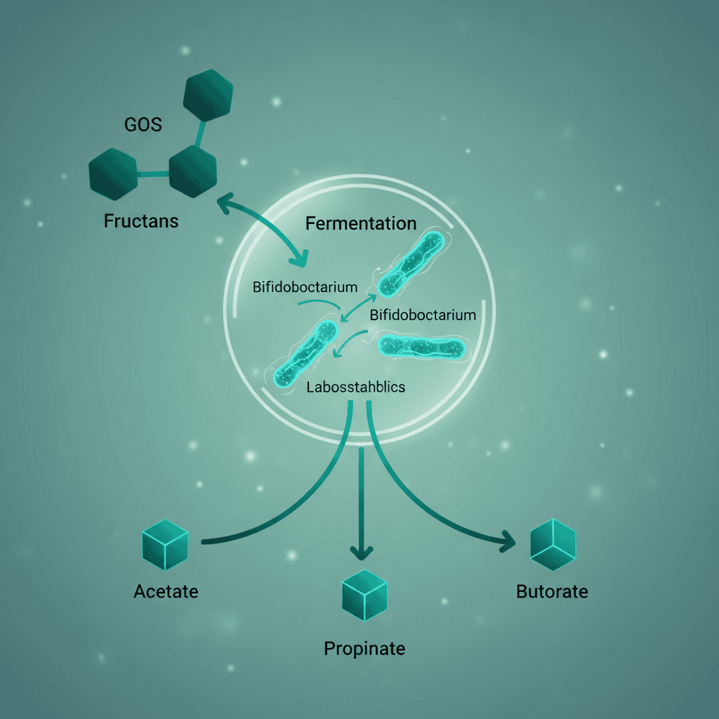 프로바이오틱스와 프리바이오틱스 상호작용