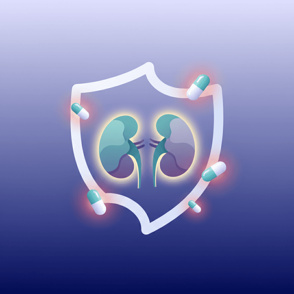 마그네슘 보충 시 주의사항 체크리스트 - 신장 기능, 약물 상호작용, 복용 간격, 대상별 적합성을 정리한 인포그래픽